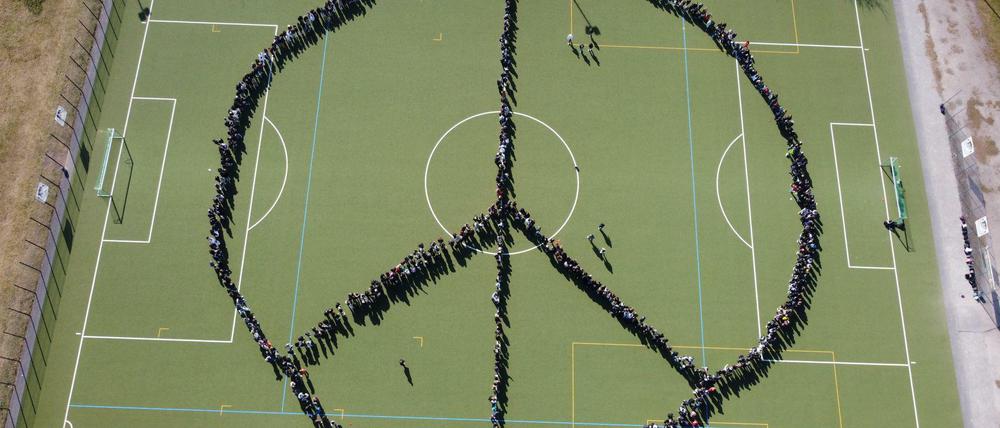 Die Schülerschaft der Martin-Buber-Schule im Falkenhagener Feld sendet eine klare Botschaft. 