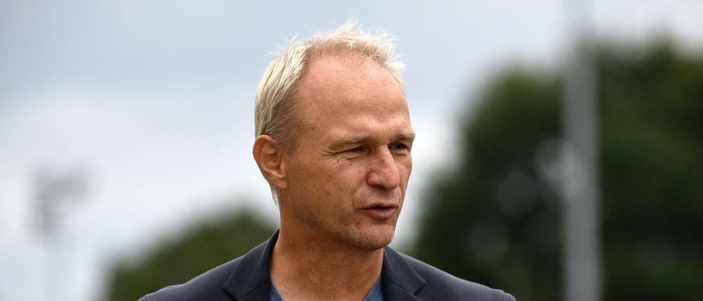 Stürmer Axel Kruse spielte von 1989 bis 1991 und von von 1996 bis 1998 für Hertha BSC.