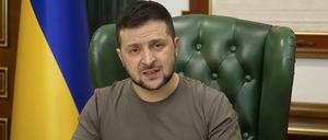 Der ukrainische Präsident Wolodymyr Selenskyj will sein Volk über jeden "Kompromiss" mit Russland entscheiden lassen. 