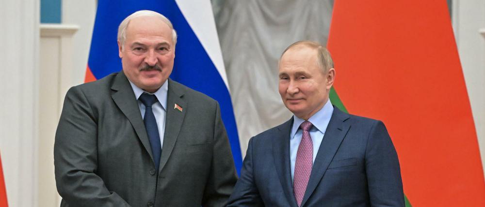 Alexander Lukaschenko und Wladimir Putin.
