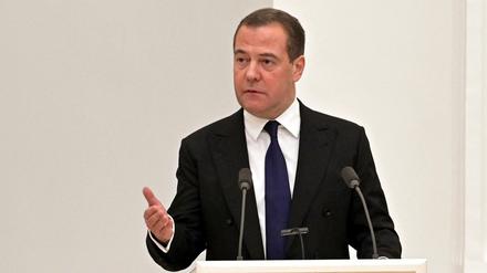 Vertrauter des russischen Präsidenten Wladimir Putin: Dmitri Medwedew.