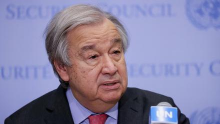 UN-Generalsekretär António Guterres