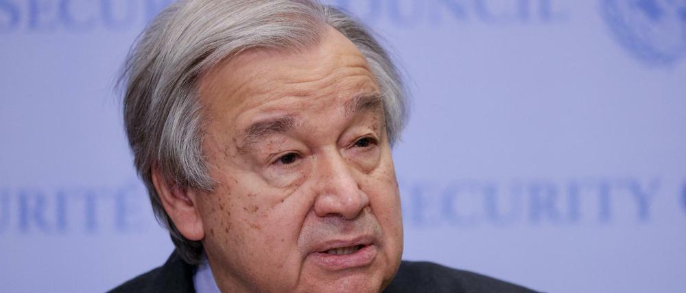 UN-Generalsekretär António Guterres