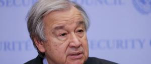 UN-Generalsekretär António Guterres