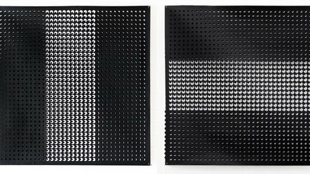 Constantin Roudeshko „Ohr Elyon / The Masach“, Diptychon von 2014.