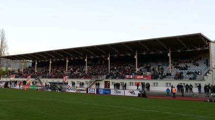 Im Poststadion findet am Sonntag das Pokalhalbfinale zwischen dem BAK und der VSG Altglienicke statt.