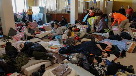 Die meisten Flüchtlinge aus der Ukraine befinden sich in Nachbarländern wie Polen