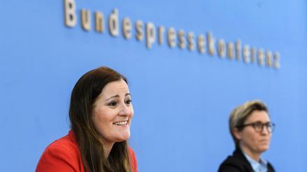Die Linken-Vorsitzenden Janine Wissler und Susanne Hennig-Wellsow.