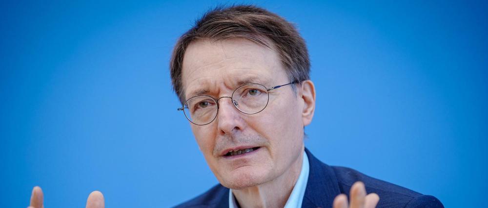 Karl Lauterbach (SPD), Bundesminister für Gesundheit