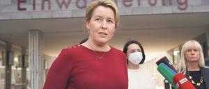 Zuversichtlich: Berlins Regierende Bürgermeisterin Franziska Giffey (SPD) ist davon überzeugt, dass das Landesamt für Einwanderung den kommenden Aufgaben gewachsen ist.