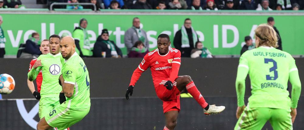 Anthony Ujah verpasste in Wolfsburg den späten Ausgleich.