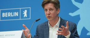 Finanzsenator Daniel Wesener (Grüne) nannte nachhaltiges Investieren als eines der Haushaltsziele.