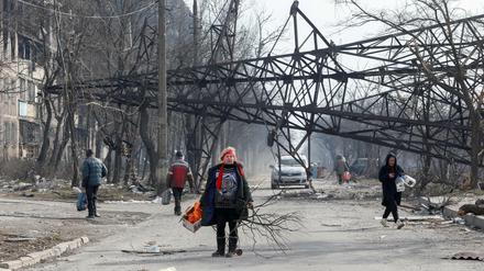 In Mariupol sind noch immer viele Menschen eingeschlossen.