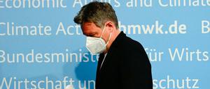 Wirtschaftsminister Habeck rechnet mit einem Lieferstopp von russischem Gas.