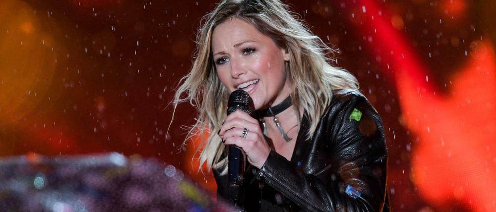 Die Sängerin Helene Fischer in Hamburg 2017. Heute zeigte sie sich bei einem Konzert solidarisch mit der Ukraine.