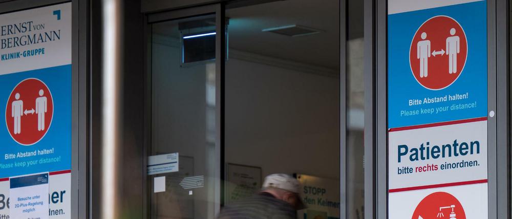 Ärzte im Klinikum Ernst von Bergmann in Potsdam wollen am Donnerstag streiken.