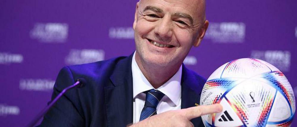Gianni Infantino glaubt an die Kraft des Fußballs.