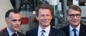 Wird Berthold Huber (links) Nachfolger von Ronald Pofalla (rechts) als Infrastrukturvorstand?