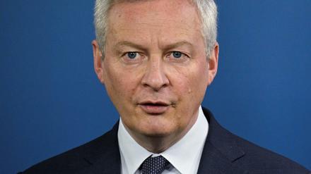 Frankreichs Wirtschafts- und Finanzminister Bruno Le Maire am Donnerstag in Berlin.