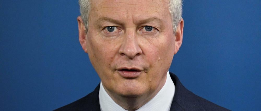 Frankreichs Wirtschafts- und Finanzminister Bruno Le Maire am Donnerstag in Berlin.