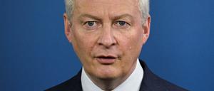 Frankreichs Wirtschafts- und Finanzminister Bruno Le Maire am Donnerstag in Berlin.