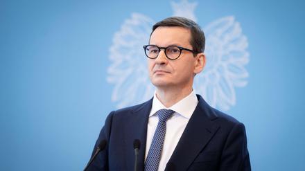 Polens Premier Mateusz Morawiecki sieht Deutschland als Haupthinderungsgrund für schärfere Sanktionen.