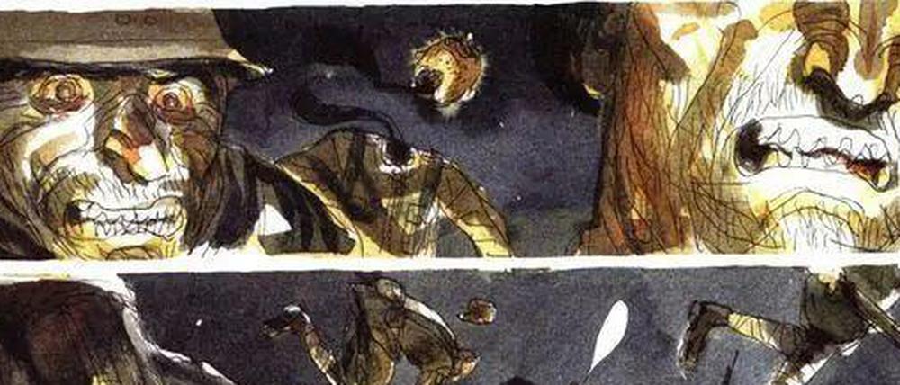 Urgroßvaters Krieg: Eine Szene aus „Eine Geschichte“ von Gipi.