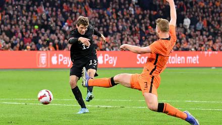 Thomas Müller erzielte das 1:0 für Deutschland, zum Sieg reichte es aber nicht.