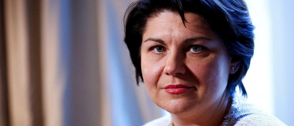 Die Premierministerin von Moldau, Natalia Gavrilita, wirbt bei einer Geberkonferenz in Berlin um Unterstützung für ihr Land.