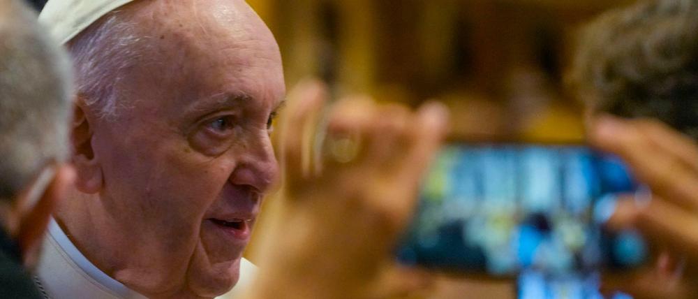 Der Papst im Vatikan. Besser, er wäre in jetzt in Kiew.