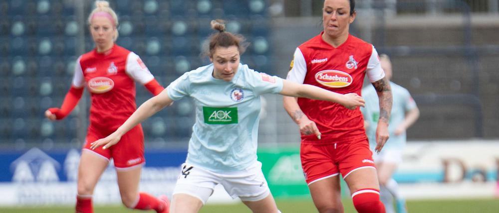 Sophie Weidauer traf bereits zum sechsten Mal in dieser Saison für Turbine Potsdam.