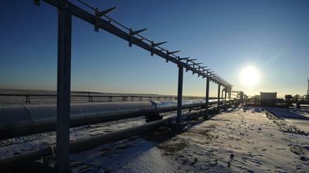 Hier soll ein Drittel der russischen Gasvorräte lagern. Das Bovanenkovo Gasfeld im autonomen Yamalo-Nenets-Gebiet.
