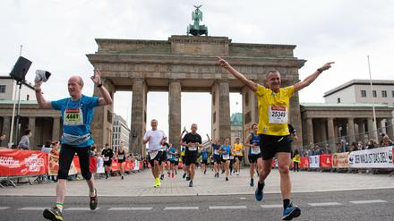 Insgesamt sind 33.336 Teilnehmer aus 121 Nationen beim Berliner Halbmarathon angemeldet.