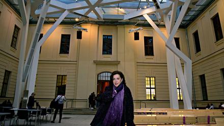 Elena Bashkirova hat das Intonations-Festival im Glashof des Jüdischen Museums erfunden.
