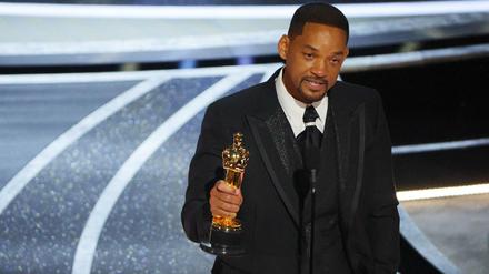 Will Smith erhielt den Oscar als bester Hauptdarsteller, nachdem er Chris Rock geschlagen hatte.