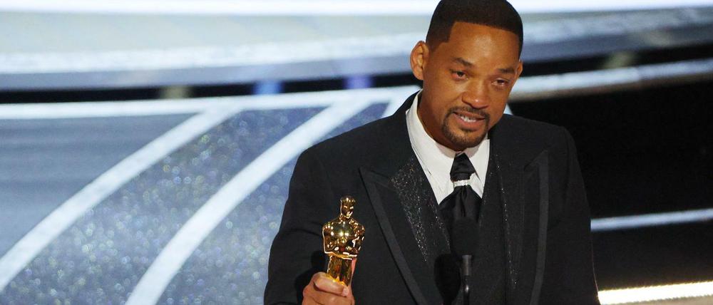 Will Smith erhielt den Oscar als bester Hauptdarsteller, nachdem er Chris Rock geschlagen hatte.