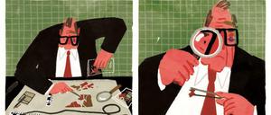 Zeitreise: Eine Szene aus „Das Gutachten“.