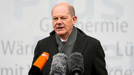 Olaf Scholz fordert Aufklärung über die Kriegsverbrechen in der Ukraine. 