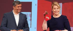 Haben die SPD zusammen beackert: Franziska Giffey und Raed Saleh.