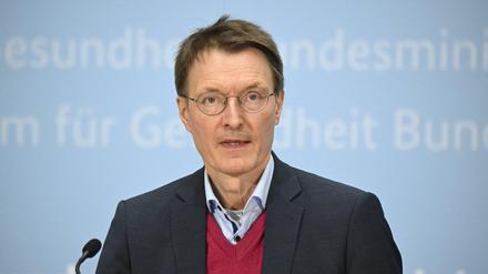 Der Bundesgesundheitsminister Karl Lauterbach (SPD).