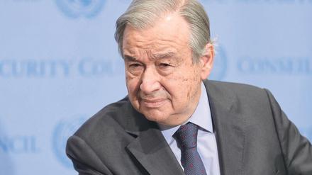 Zu wenig Einsatz? Diplomaten und UN-Experten fordern von Guterres, persönlich zu vermitteln. 