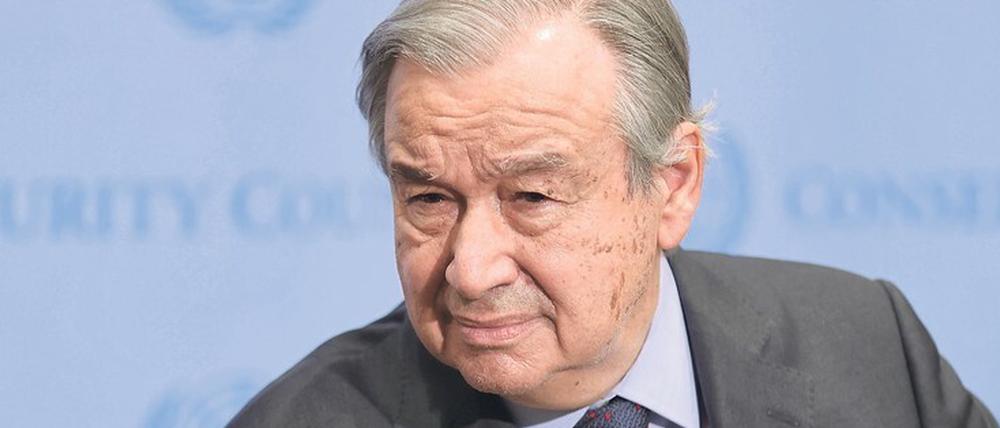 Zu wenig Einsatz? Diplomaten und UN-Experten fordern von Guterres, persönlich zu vermitteln.