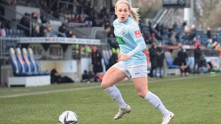 Saisonende in Sicht. Turbine (hier mit Gina Chmielinski) hat aktuell 40 Punkte auf dem Konto und damit bereits einen Punkt mehr geholt als vergangene Spielzeit.
