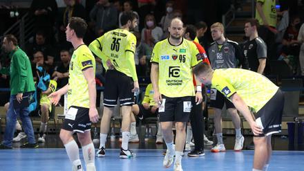 Das war zu wenig. Die Füchse nach dem Spiel gegen Nantes.
