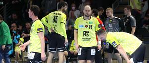 Das war zu wenig. Die Füchse nach dem Spiel gegen Nantes.