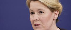 Die regierenden Bürgermeisterin von Berlin Franziska Giffey will den Wohnungsbau vorantreiben.
