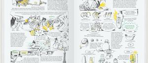 Gelb regiert die Welt: Eine Doppelseite aus dem besprochenen Buch.