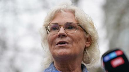 Die Bundesverteidigungsministerin Christine Lambrecht (SPD).