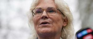 Die Bundesverteidigungsministerin Christine Lambrecht (SPD).