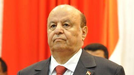 Präsident Abed Rabbo Mansur Hadi gibt die Macht im Jemen ab.
